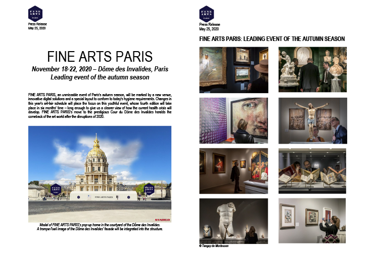 Paris fine art presentation